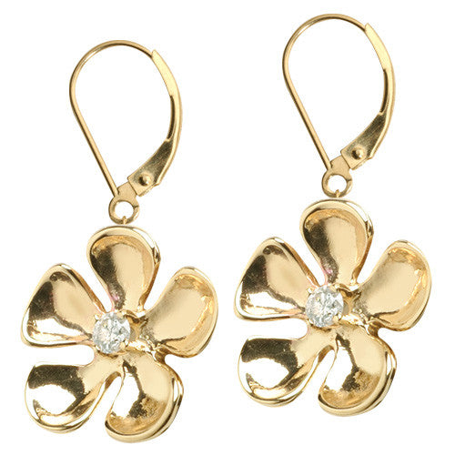Honu Flower Dangle Earrings